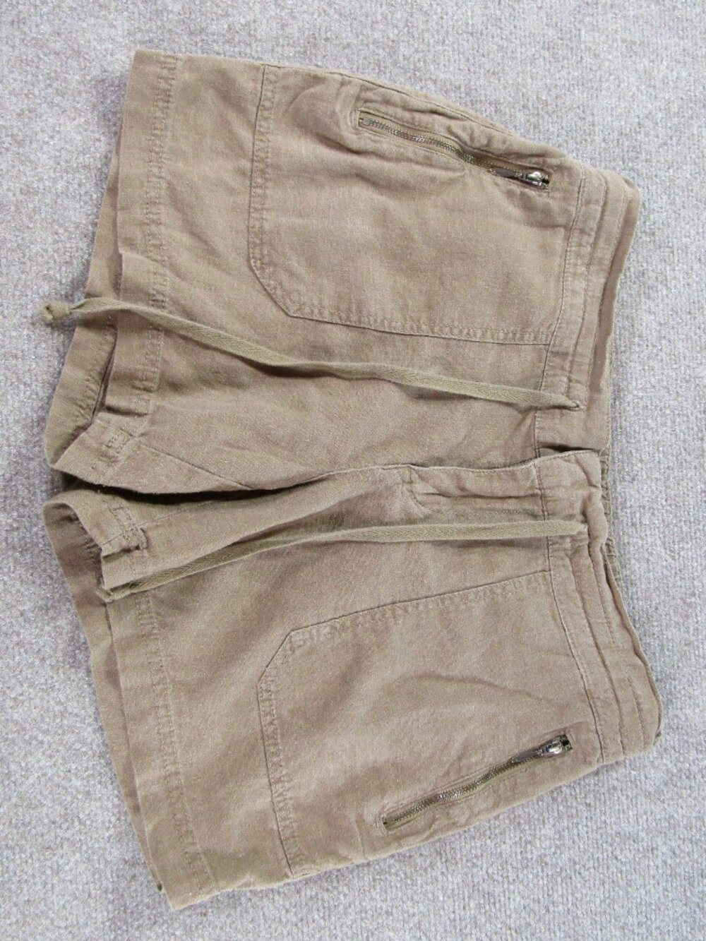 Supplies Tan Drawstring Shorts Size 8p 100343